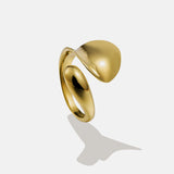 Lait and Lune Hyrax Ring in 18K Gold Vermeil on Sterling Silver Lait and Lune Hyrax Ring in Rhodium Vermeil on Sterling Silver