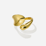 Lait and Lune Hyrax Ring in 18K Gold Vermeil on Sterling Silver Lait and Lune Hyrax Ring in Rhodium Vermeil on Sterling Silver