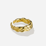 Lait and Lune Mica Ring in 18K Gold Vermeil on Sterling Silver