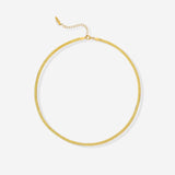 Addax Herringbone Necklace in 18K Gold Vermeil on 925 Sterling Silver