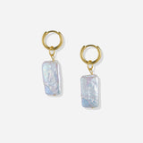 Beliz Earrings with Freshwater Baroque Pearls in 18K Gold Vermeil