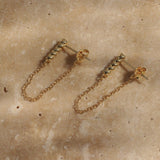 Lait and Lune Seri Earrings in 18K Gold Vermeil on Sterling Silver