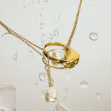 Talise Pearl Necklace with Freshwater Baroque Pearls in 18k Gold Vermeil