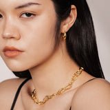 Magma Link Chain Necklace in 18k Gold Vermeil on Sterling Silver