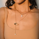 Talise Pearl Necklace with Freshwater Baroque Pearls in 18k Gold Vermeil