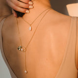 Talise Pearl Necklace with Freshwater Baroque Pearls in 18k Gold Vermeil