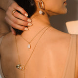 Pyla Earrings with Freshwater Baroque Pearls in 18k Gold Vermeil