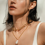 Magma Link Chain Necklace in 18k Gold Vermeil on Sterling Silver
