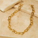 Magma Link Chain Necklace in 18k Gold Vermeil on Sterling Silver