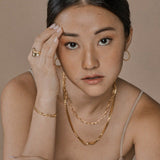 Lait and Lune Ryna Link Chain Necklace in 18K Gold Vermeil on Sterling Silver