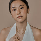 Lait and Lune Mesa Figaro Chain Necklace in 18K Gold Vermeil on Sterling Silver