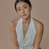 Lait and Lune Mesa Figaro Chain Necklace in 18K Gold Vermeil on Sterling Silver