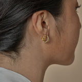 Lait and Lune Cerro Hoop Earrings in 18K Gold Vermeil on 925 Sterling Silver