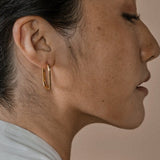 Lait and Lune Pyla Hoop Earrings in 18K Gold Vermeil on Sterling Silver
