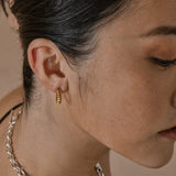 Lait and Lune Cadiz Hoop Earrings in 18K Gold Vermeil on Sterling Silver