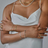 Lait and Lune Mesa Figaro Chain Bracelet in 18K Gold Vermeil on Sterling Silver