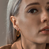 Lait and Lune Pyla Hoop Earrings in 18K Gold Vermeil on Sterling Silver