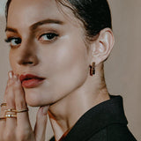 Lait and Lune Tuscan Earrings in 18K Gold Vermeil on Sterling Silver