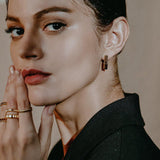 Lait and Lune Carnice Ring in 18K Gold Vermeil on Sterling Silver