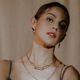 Lait and Lune Flute Earrings in 18K Gold Vermeil on Sterling Silver