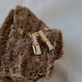 Lait and Lune Tuscan Earrings in 18K Gold Vermeil on Sterling Silver