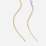 Nassa Necklace with Freshwater Baroque Pearls in 18k Gold Vermeil on Sterling Silver
