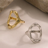 Lait and Lune Koru Ring in 18K Gold Vermeil on Sterling Silver Lait and Lune Koru Ring in Rhodium Vermeil on Sterling Silver