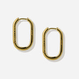 Lait and Lune Pyla Hoop Earrings in 18K Gold Vermeil on Sterling Silver