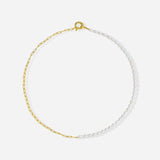 Sonette Necklace with Freshwater Baroque Pearls in 18k Gold Vermeil on Sterling Silver