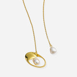 Talise Pearl Necklace with Freshwater Baroque Pearls in 18k Gold Vermeil
