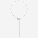 Talise Pearl Necklace with Freshwater Baroque Pearls in 18k Gold Vermeil