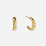 Lait and Lune Cadiz Hoop Earrings in 18K Gold Vermeil on Sterling Silver