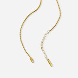 Ari Rope Pearl Necklace with Freshwater Baroque Pearl in 18K Gold Vermeil on Sterling Silver.