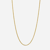 Ari Rope Pearl Necklace with Freshwater Baroque Pearl in 18K Gold Vermeil on Sterling Silver.