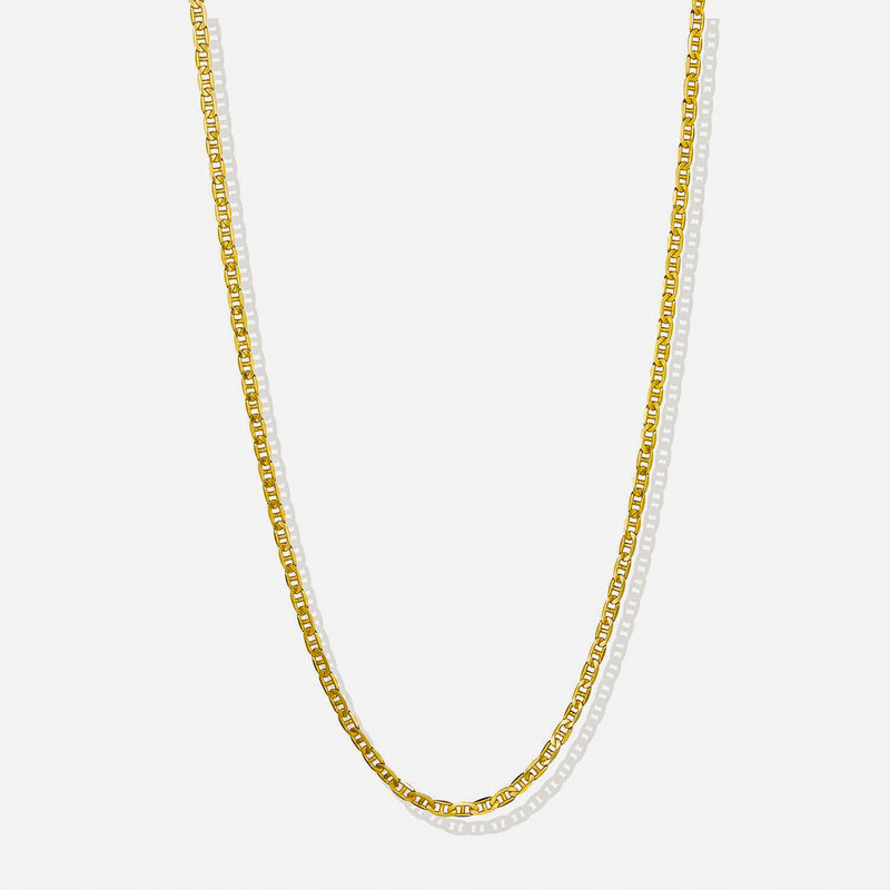 Lait and Lune Baja Mariner Chain Necklace in 18K Gold Vermeil on Sterling Silver
