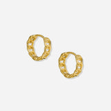 Lait and Lune Cerro Hoop Earrings in 18K Gold Vermeil on 925 Sterling Silver