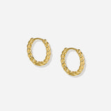 Lait and Lune Ilana Hoop Earrings in 18K Gold Vermeil on Sterling Silver