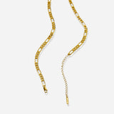Lait and Lune Mesa Figaro Chain Necklace in 18K Gold Vermeil on Sterling Silver