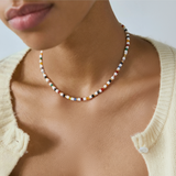 Aether Agate Beaded Necklace