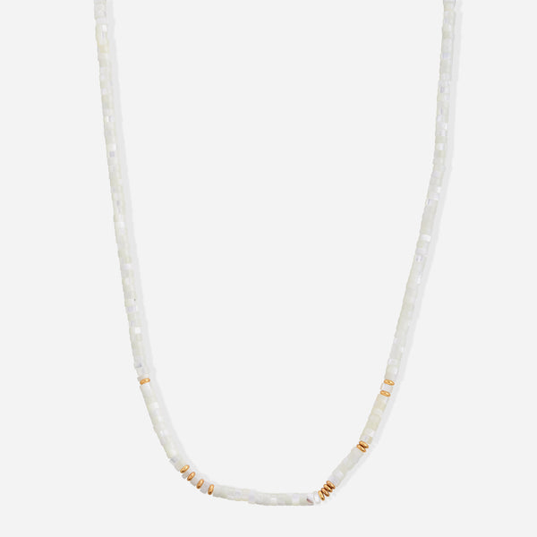 Brea Mother of Pearl Beaded Necklace