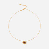 Terra Agate Pendant Necklace