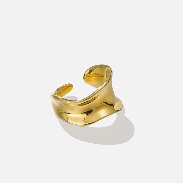 Lait and Lune Agave Ring in 18K Gold Vermeil on Sterling Silver Lait and Lune Agave Ring in Rhodium Vermeil on Sterling Silver