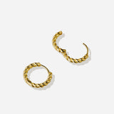 Lait and Lune Ilana Hoop Earrings in 18K Gold Vermeil on Sterling Silver