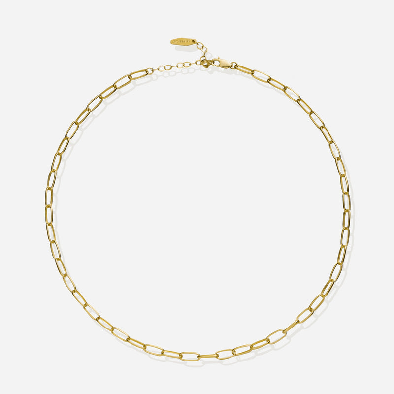 Lait and Lune Ryna Link Chain Necklace in 18K Gold Vermeil on Sterling Silver