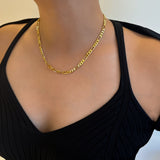 Lait and Lune Mesa Figaro Chain Necklace in 18K Gold Vermeil on Sterling Silver