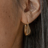 Lait and Lune Gobi Hoop Earrings in 18K Gold Vermeil on Sterling Silver