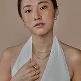 Lait and Lune Ari Rope Chain Necklace in 18K Gold Vermeil on Sterling Silver