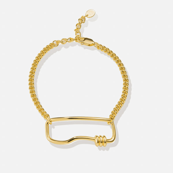 Lait and Lune Corin Bracelet in 18K Gold Vermeil on Sterling Silver