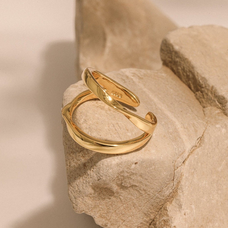 Lait and Lune Savan Ring in 18K Gold Vermeil on Sterling Silver