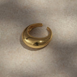 Lait and Lune Vortex Dome Ring in 18K Gold Vermeil on Sterling Silver